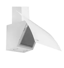 Вытяжка кухонная наклонная LEX Plaza GS 900 White — фотография 3