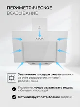 Вытяжка кухонная наклонная LEX Mira GS 600 White — фотография 3