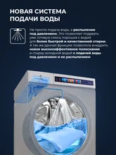 Стирально-сушильная машина с инвертором и паром LEX LWM 10612 GRID MAGNA — фотография 3