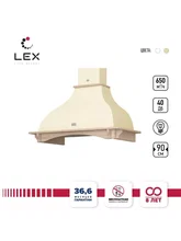 Вытяжка кухонная рустика LEX PARMA 900 Ivory — фотография 1
