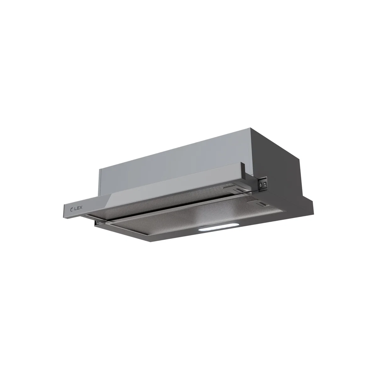 Вытяжка кухонная встраиваемая LEX Hubble G 600 GREY — фотография 1