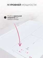 Варочная панель индукционная LEX EVI 431A WH — фотография 5