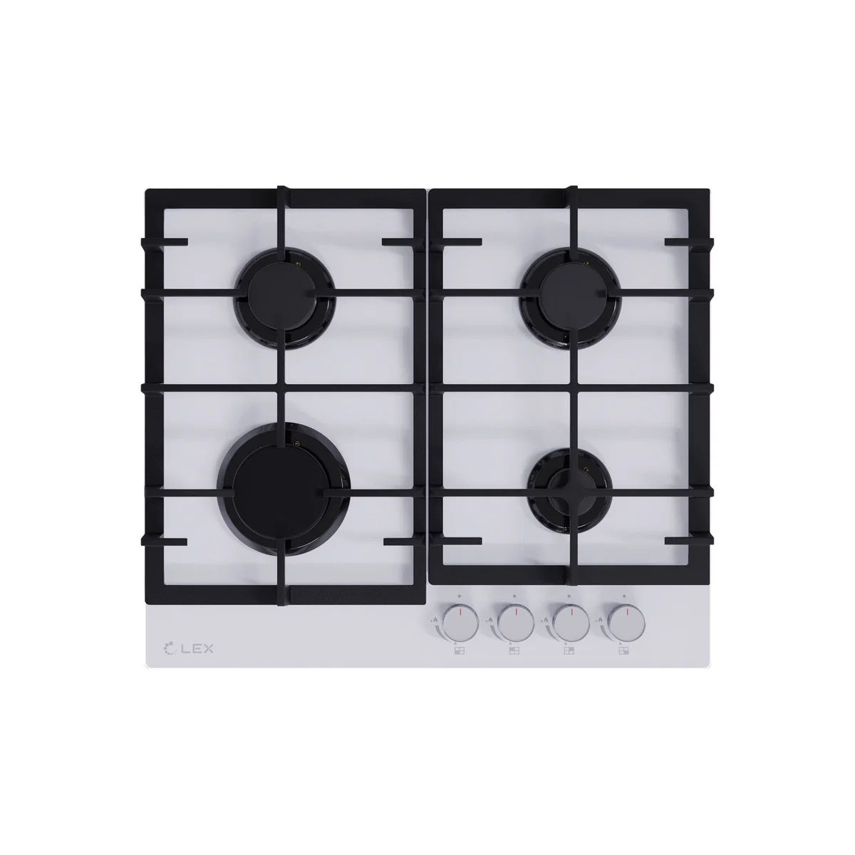 Варочная панель газовая LEX GVG 642-1 WH — фотография 1
