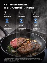 Вытяжка кухонная встраиваемая LEX AURA 600 Inverter BL — фотография 3