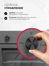 Духовой шкаф встраиваемый LEX EDM 047 GR — фотография 2