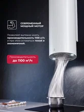 Вытяжка кухонная декоративная LEX LTH 350 WH — фотография 2