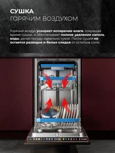 Посудомоечная машина встраиваемая LEX PM 4583B N color Lux — фотография 5