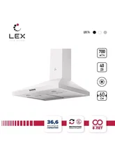 Вытяжка кухонная купольная LEX BRIZ 600 White — фотография 1
