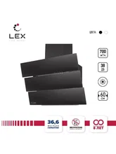 Вытяжка кухонная наклонная LEX RIO G 600 Black — фотография 1