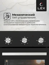 Духовой шкаф встраиваемый LEX EDM 4570 BL — фотография 3