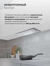 Вытяжка кухонная встраиваемая LEX HYPER 900 GS Inverter WH — фотография 2
