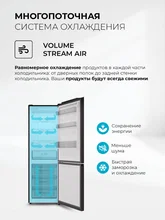 Холодильник отдельностоящий с инвертором LEX LKB350GRGID — фотография 5