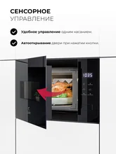 Микроволновая печь встраиваемая LEX BIMO 15.02N BBL — фотография 3