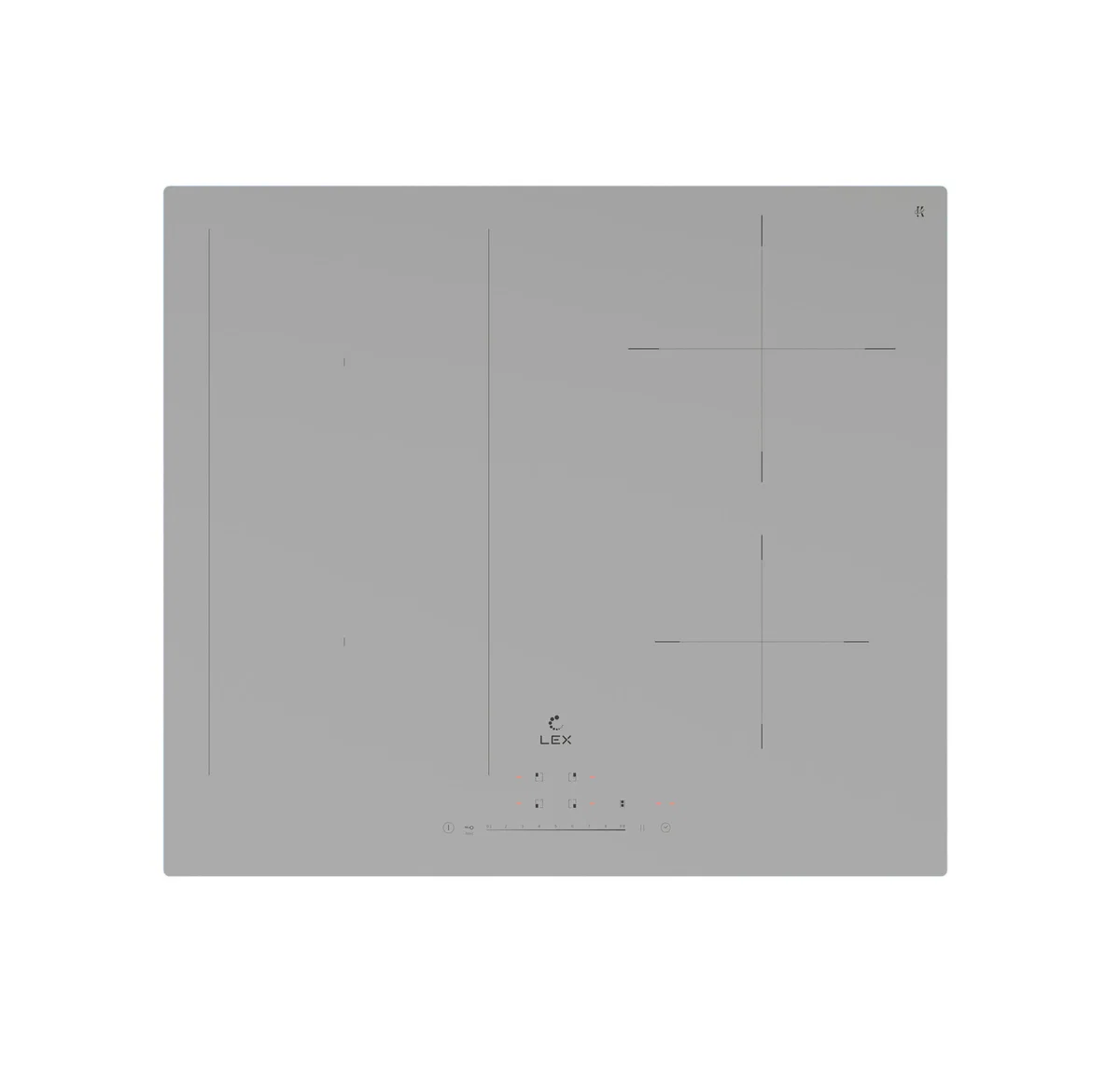 Варочная панель индукционная LEX EVI 641A GR — фотография 1