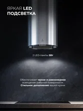 Вытяжка кухонная декоративная LEX LTH 350 IX — фотография 3