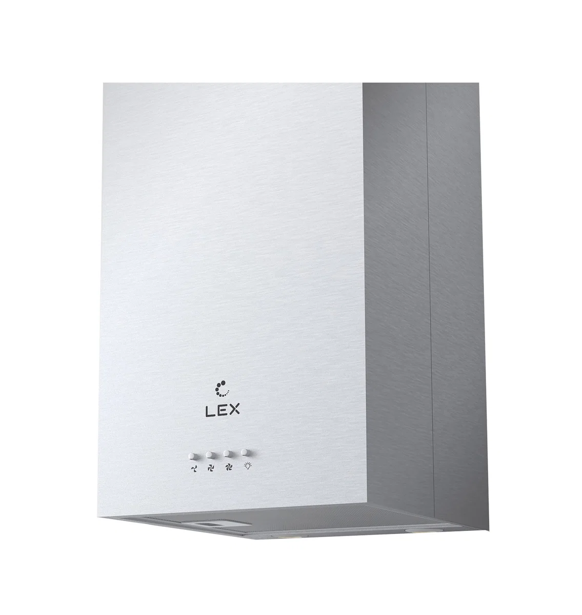 Вытяжка кухонная островная LEX Tubo Quattro Isola 350 Inox — фотография 1