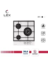 Варочная панель газовая LEX GVG 431 WH — фотография 1
