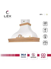 Вытяжка кухонная рустика LEX NAPOLI 900 White — фотография 1