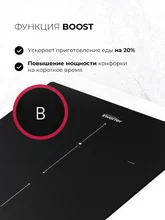 Варочная панель индукционная с инвертором LEX EVI 3020B I BL — фотография 3