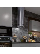 Вытяжка кухонная островная LEX Tubo Isola 350 Inox — фотография 1