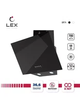 Вытяжка кухонная наклонная LEX Meta 500 Black — фотография 1