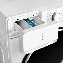 Стирально-сушильная машина с инвертором и паром LEX LWM12812WID — фотография 3