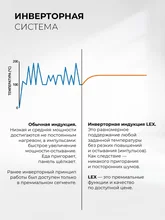 Варочная панель индукционная с инвертором и беспроводной связью с вытяжкой LEX EVI 641B I BL — фотография 4
