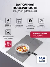 Варочная панель индукционная с инвертором LEX EVI 320A I GR — фотография 1