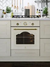 Духовой шкаф встраиваемый LEX EDM 077 C IV Light Белый антик — фотография 2