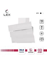 Вытяжка кухонная наклонная LEX RIO G 600 White — фотография 1