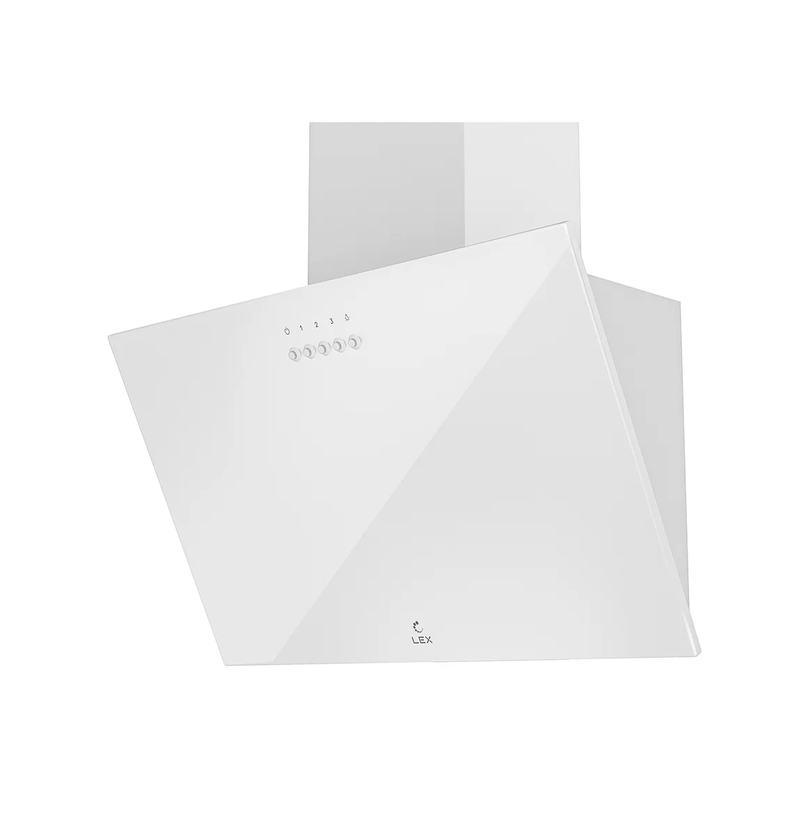 Вытяжка кухонная наклонная LEX MOZA 450 White — фотография 1