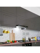 Вытяжка кухонная встраиваемая LEX HIDE 600 BLACK — фотография 1