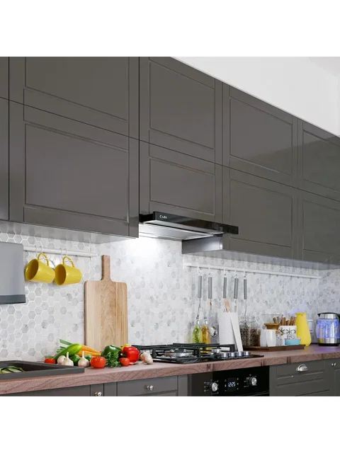 Вытяжка кухонная встраиваемая LEX HIDE 600 BLACK