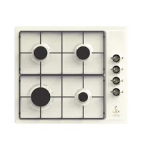 Варочная панель газовая LEX GVE 6044-1 C IV Light Белый антик — фотография 1