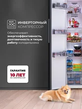 Холодильник двухкамерный отдельностоящий с инвертором LEX LSB520DgID — фотография 2