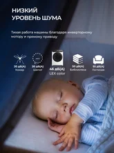 Стирально-сушильная машина с инвертором и паром LEX LWM12812BLIDD color — фотография 4