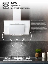 Вытяжка кухонная наклонная LEX Mira 600 White — фотография 3