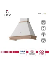 Вытяжка кухонная рустика LEX VERONA 900 White — фотография 1