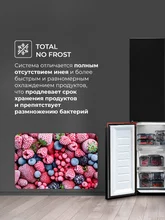Холодильник трехкамерный отдельностоящий с инвертором LEX LCD450BlXOrID — фотография 5