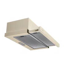 Вытяжка кухонная встраиваемая LEX Hubble G 2M 600 Ivory Light Белый антик — фотография 5