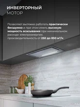 Вытяжка кухонная встраиваемая LEX HYPER 600 GS Inverter GR — фотография 2