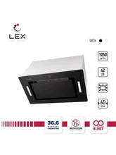 Вытяжка кухонная встраиваемая LEX GS BLOC GS 600 Black — фотография 1