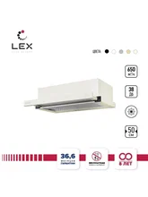 Вытяжка кухонная встраиваемая LEX HUBBLE 500 IV Light Белый антик — фотография 1