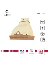 Вытяжка кухонная рустика LEX NAPOLI 900 Ivory — фотография 1