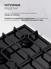 Варочная панель газовая LEX GVG 642 BBL — фотография 5