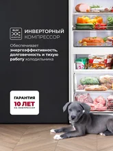 Холодильник отдельностоящий с инвертором LEX LKB185WGIDMax Wind — фотография 2