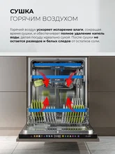 Посудомоечная машина встраиваемая LEX PM 6083А N Color Lux — фотография 5