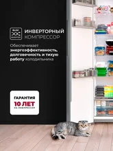 Холодильник двухкамерный отдельностоящий с инвертором LEX LSB530DsID — фотография 2